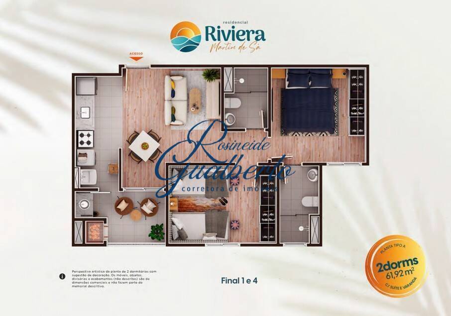 Apartamento, 2 quartos, 61 m² - Foto 10