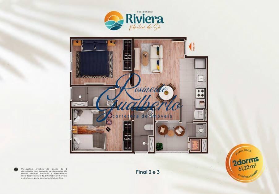 Apartamento, 2 quartos, 61 m² - Foto 11