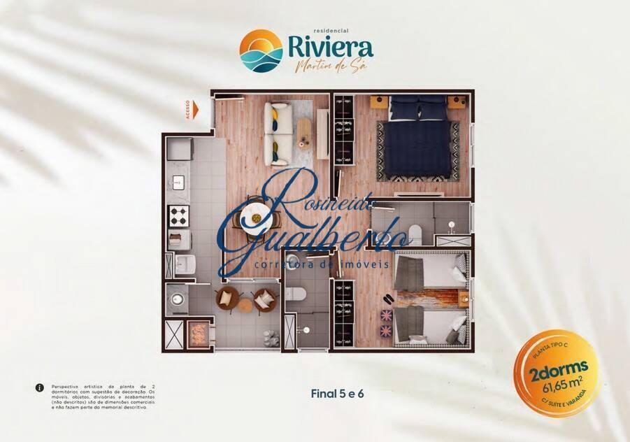 Apartamento, 2 quartos, 61 m² - Foto 12