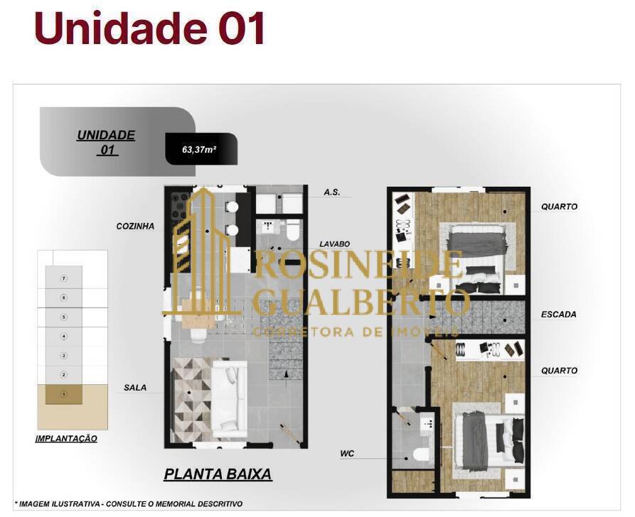 Sobrado, 2 quartos - Foto 2